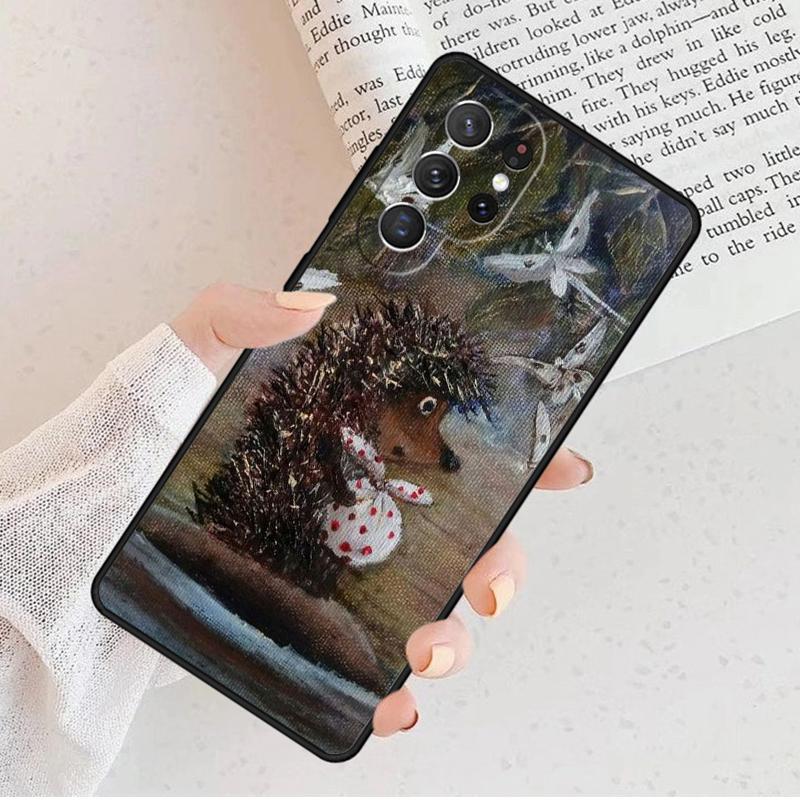 Чехол для телефона 'Ёжик в тумане' Для Samsung Galaxy S25 S23 S30 S8 S21 S20 FE S24 S22 Note 10 20 Plus lite Ultra