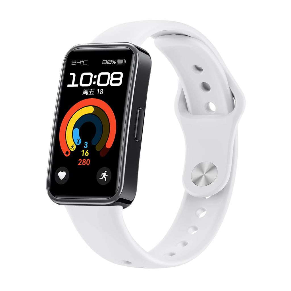 Силиконовые ремешки для Huawei Band 10 9 8 Аксессуары Замена браслета Спортивный ремень Браслет correa Huawei Band 10 9 8 NFC Ремешок