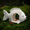 Безопасная для аквариума пещера, 3D-печать, полая форма рыбы, укрытие, Декор, Место для укрытия креветок, Укрытие, Декорация для аквариума, ornament для петушка