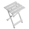 Portable Stainless Steel Fishing Folding Chair, Easy Folding with   Rivets Fixed Design and Anti Skid Legs, for Outdoor Camping and Fishing