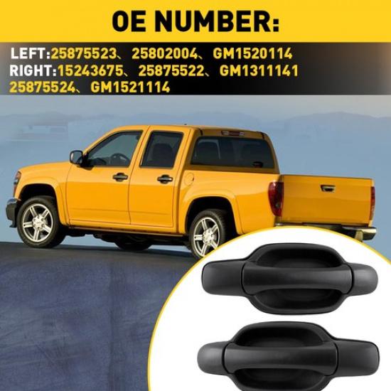 Exterior Door Handle For Chevrolet Colorado Canyon 2004-2012 2005 Rear LH RH
