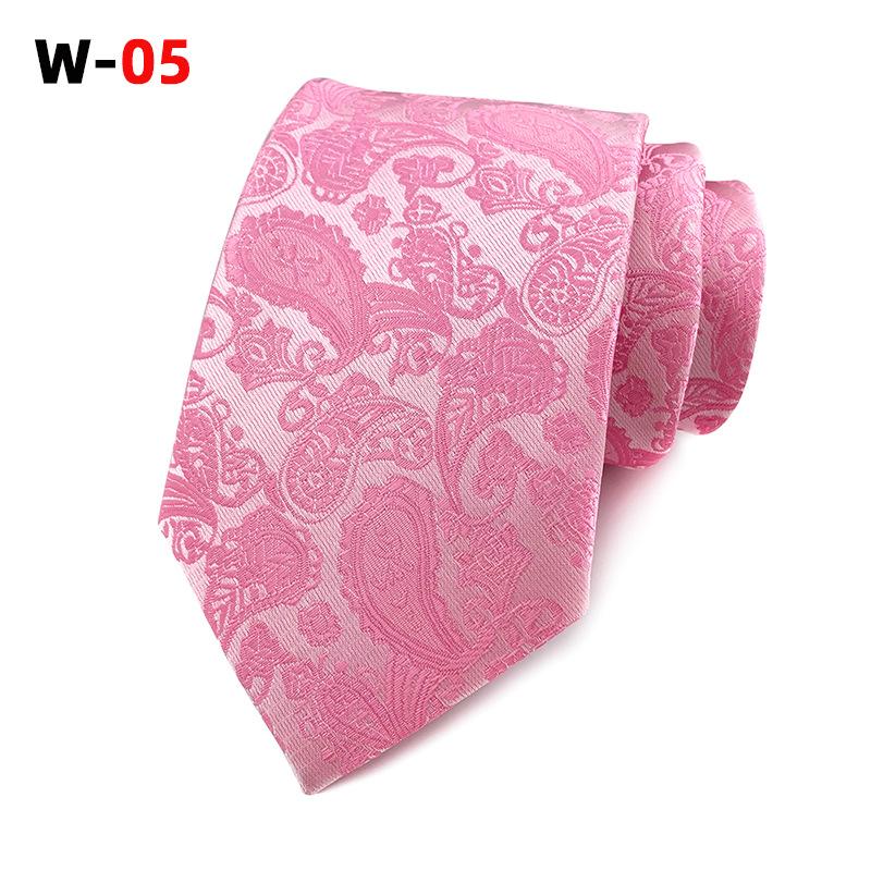 Галстук мужской из полиэстера с узором пейсли и цветком кешью, 18 цветов