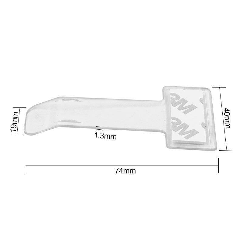 Пластиковый держатель для парковочного талона с логотипом на заказ, автомобильный крепеж для карт, органайзер, наклейка на лобовое стекло