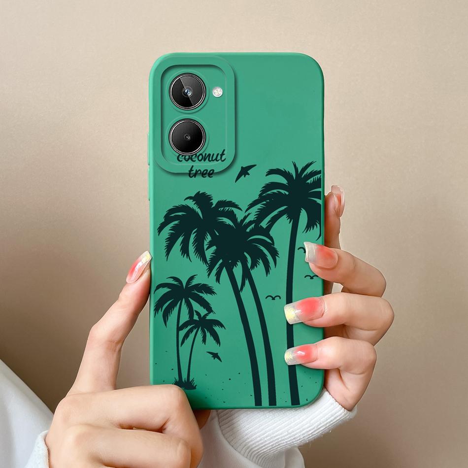 Чехол для Realme 10 Pro Plus 10S Модный Дизайн Полная Защита Задняя Крышка Для Realme 10Pro+ Мягкий Жидкий Силикон Защита от Падения Funda