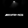 DDE2   WWW 2PCS LED Car Door HD Laser Projector Lights Door Welcome Lamp Mercedes Benz Amg A C E GLC GLA GLE W205 W212 W213 X253 X156