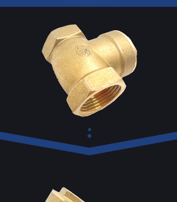 All-Copper High-Temp Horizontal Check Valve, 1/2" & 3/4" Sizes, Steam Heating Boiler Non-Return Valve
