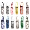 Manual Water Bottle Cover Hand Woven Pouch Visible Bag Cartoon Portable Water Cup  Insulated Cup