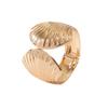 Europe American Style Shell Open Bangle Minority Design Exaggerated Bracelet Cuff Bangles  Gift