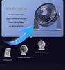 Compact Ultra-Quiet Rechargeable Desktop & Wall-Mount Fan for Office, Dorm, and Classroom Cooling
