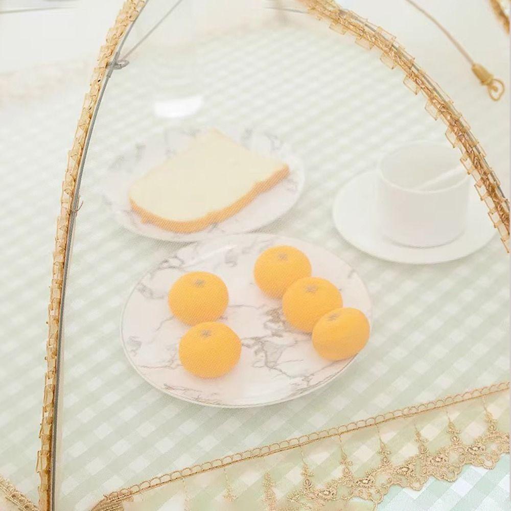 Сетчатый чехол для еды в виде зонтика, обеденный стол, организация, модная дышащая крышка для посуды