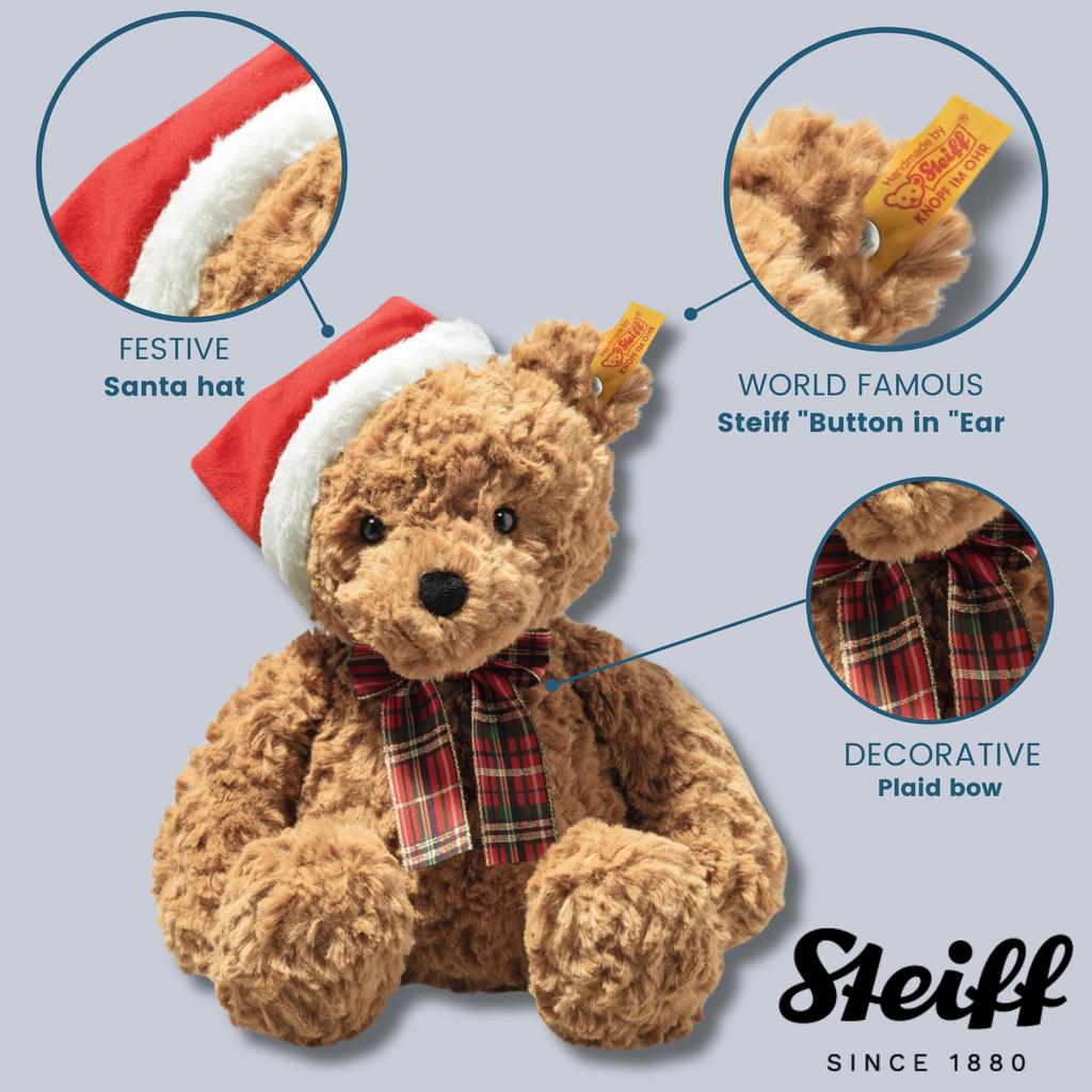 Steiff Jimmy Teddy Bear Merry Christmas 113239