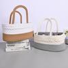 Portable Woven Cotton Rope Storage Basket - Nordic Style