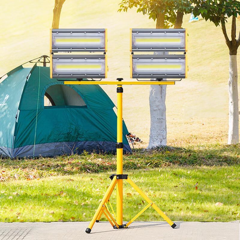 Nai Duo 2-Meter Adjustable Dual Floodlight Tripod Stand
