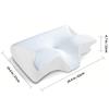 1pc Memory Foam Cervical Pillow, 2 In 1 Ergonomic Contour Orthopedic Pillow for Neck Pain, Contoured Support Pillows,Neck Pillow
