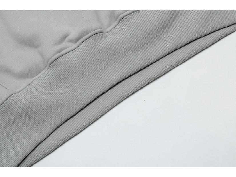 High Street Trend Brand ESSENTIALS Fleece-Lined Heavyweight Flocked Letter Hoodie for Men & Women