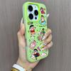 Jelly Two-in-one Mobile Phone Case Goddess Frosted TPU Trendy Men's Anti-fingerprint Ins Style All-inclusive Soft Cover Trendy Brand Frosted