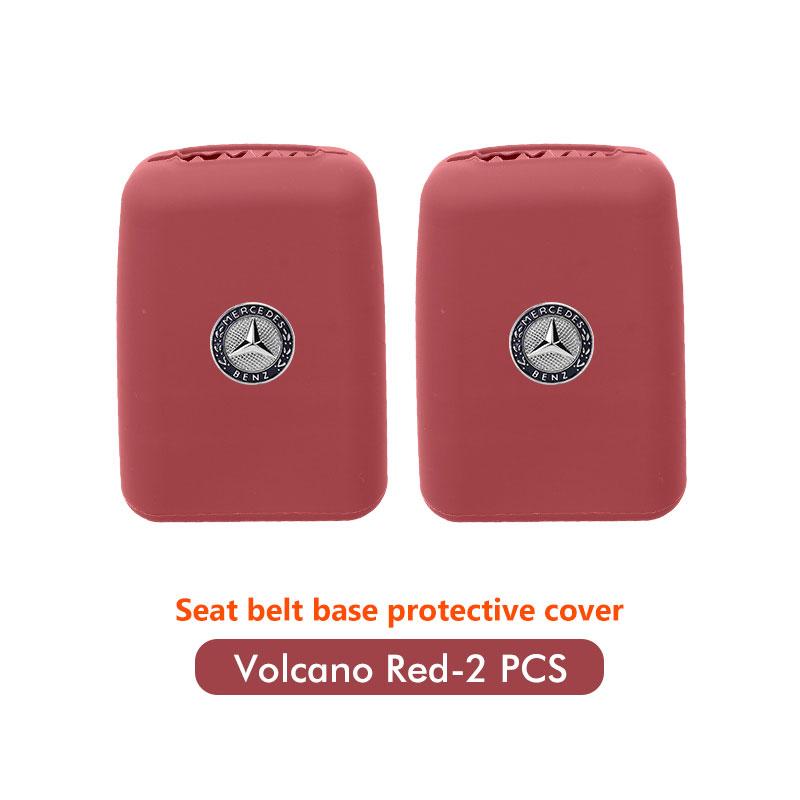 CQN1 For Benz Car Seat Belt Buckle Cover Anti-Scratch Protector Clip Car Accessories Interior W202 W212 W126 W140 W168 W177 CLS GLE