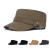 Cotton Autumn Men's Flat Top Cap Outdoor Sun Hat Baseball Cap