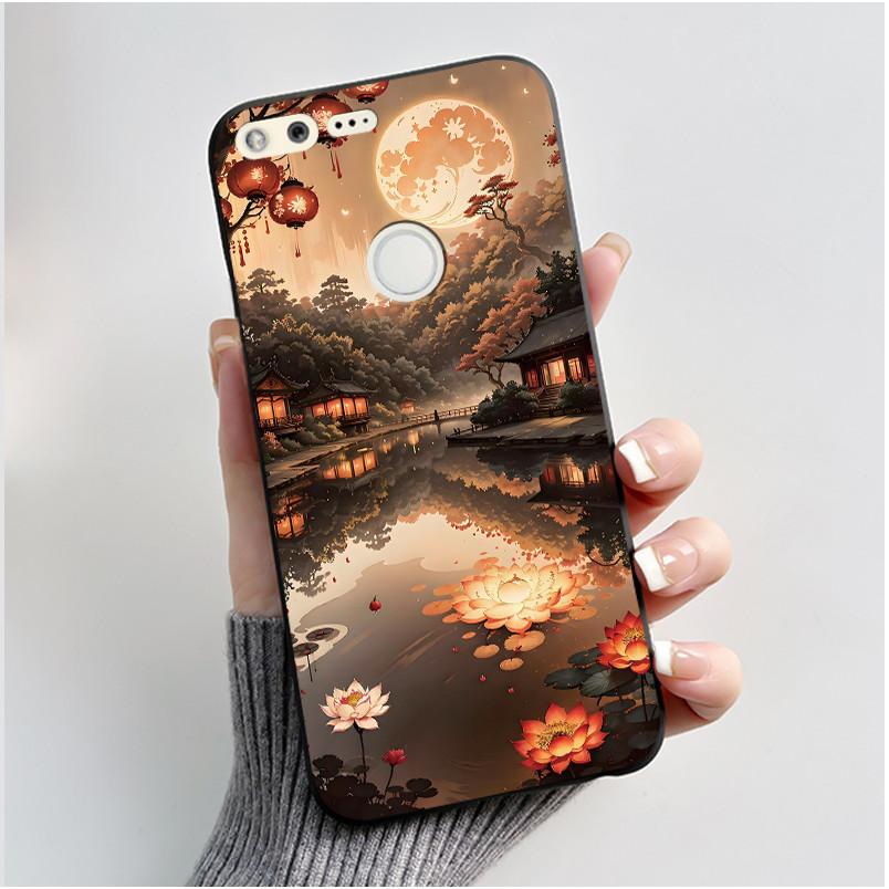 Роскошный Милый Кролик Любовь Мультяшный Забавный Чехол Для Google Pixel XL Pixel1 1 XL Черный Силиконовый Мягкий Чехол Для Телефона Защитная Задняя Крышка