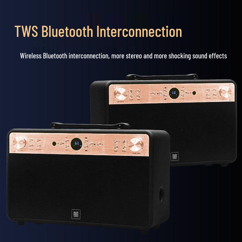 Домашний караоке-динамик Bluetooth для использования на улице и в помещении