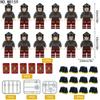 12pcs Medieval Knight Roman Soldier Figurine Building Block Toy