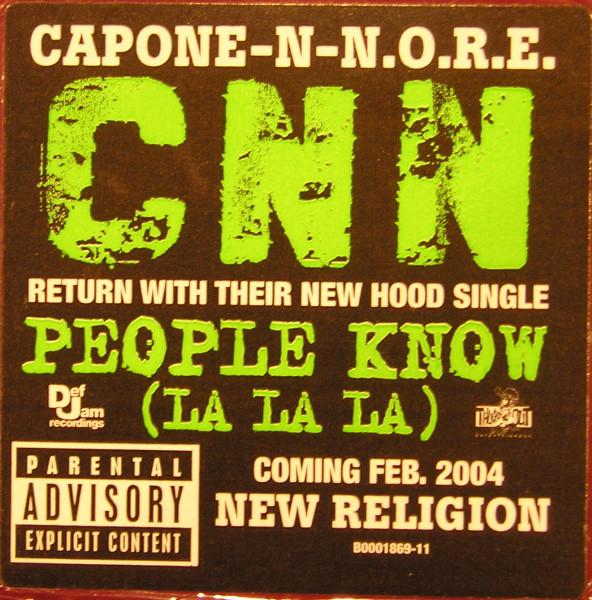 12-дюймовая пластинка CAPONE -N- NOREAGA - Люди знают (Ла Ла Ла) B000186911 Def Jam Recordi 2003 US Рэп и хип-хоп/R&B Б/у