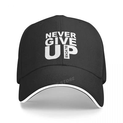 Мужская повседневная бейсболка с принтом «Top Dad Hat» «You'll Never Walk Alone Never Give Up Letter» Летняя мужская бейсболка «Never Give Up Hip Hop»