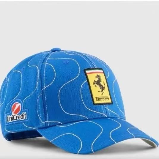 Adjustable Car Logo Baseball Cap Outdoor Racing Sports Hat Men Women Baseball Cap For Ferrari 488 Roma F8 SF9018121360 F4301575M