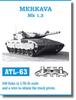 Friul Model Metal Movable Track Series Merkava Пластиковые детали для моделей 1/35 Mk.1,2 ATL-063