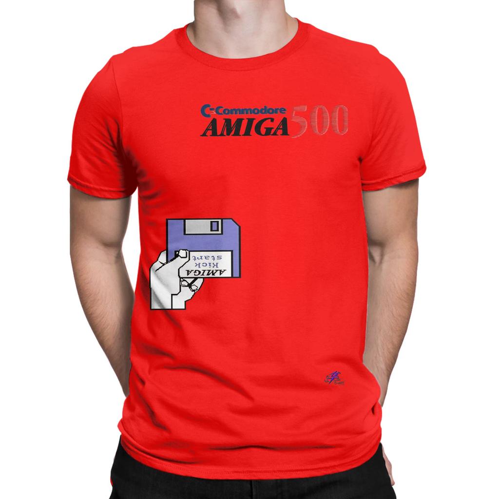 Amiga Funny Graphic 100 Cotton Tshirt Commodore Amiga 500 Tees Tops For Unisex