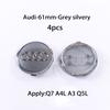 2026 Hot For 4GUFH Hub Caps 4pcs 60mm 61mm 68mm 69mm 4GUFH Hub Caps Car Wheel Center Caps For 4GUFH A1 A2 A3 A4 A5 A6 A7 A8 S3 S6 Q