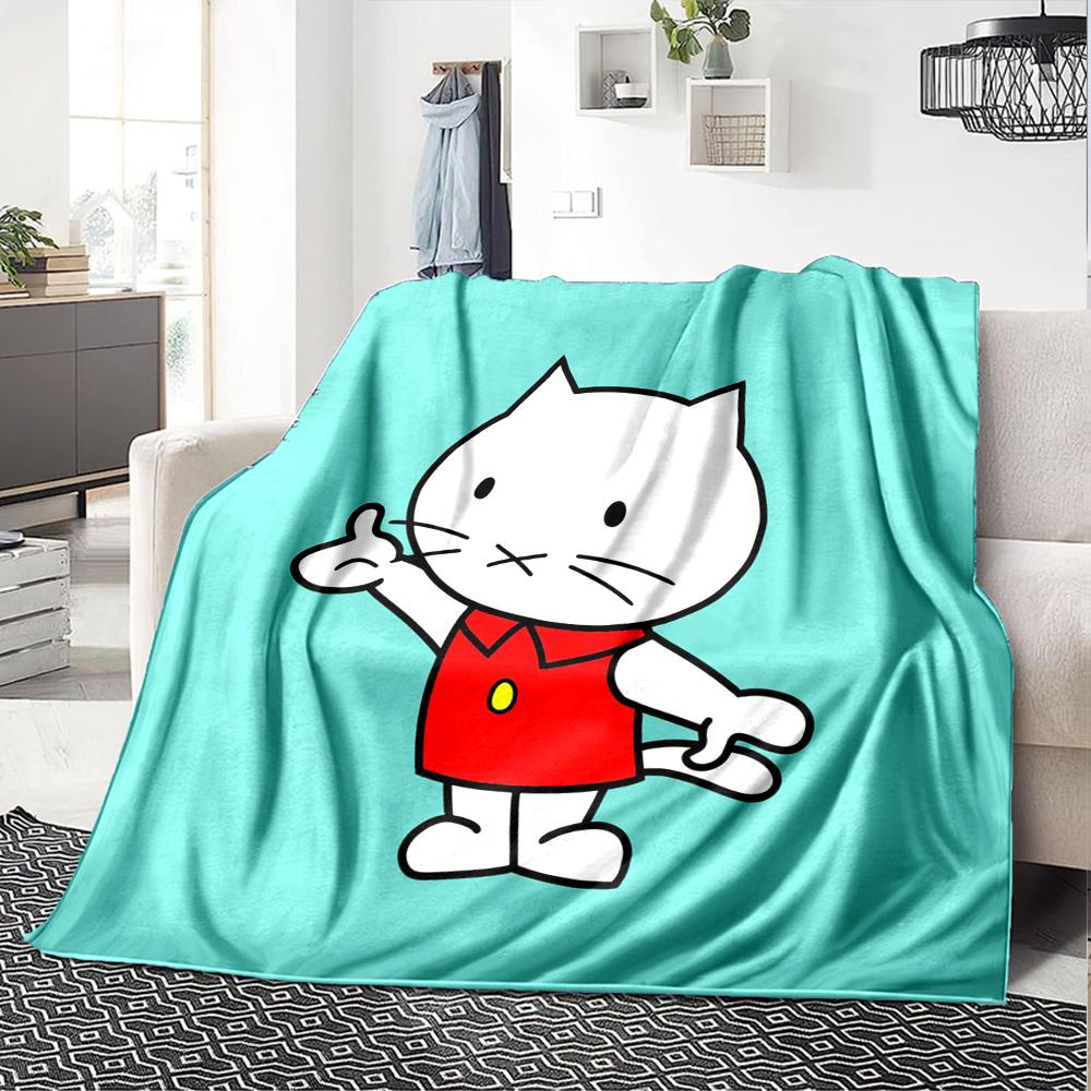 Musti Theme Printed Blanket - Perfect for Couch, Bed, Travel & Outdoor Use | Machine Washable, Cozy & Durable.