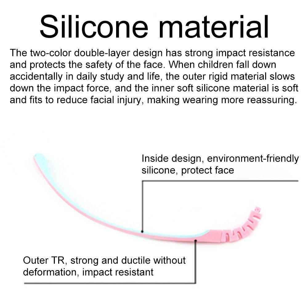 Силиконовые противоскользящие накладные оправы для очков, аксессуары для очков, сменные дужки для очков