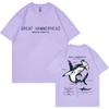 Marine Animals Great Hammerhead Anatomy Graphic Tshirt Unisex Women Casual Vintage Cotton Tshirts Unisexs Oversized Short Sleeve