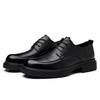 Fashion Autumn Business Genuine Leather Shoes for Men Commuter Platform Lace-up Dress Shoes Male Fashion Casual Black Designer Shoe Man