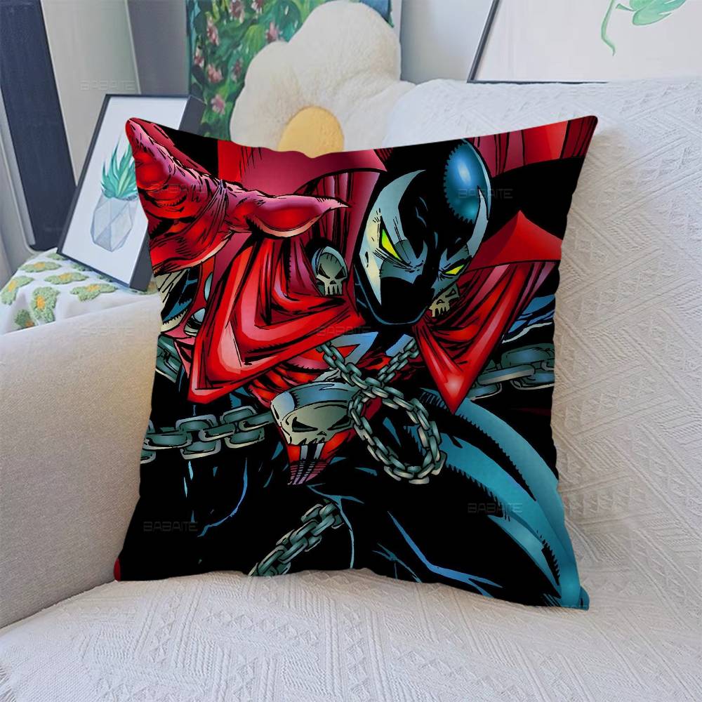 Horror Action Movie S-Spawn Cushion Cover Pillowcase Upholstery Sofa Throw Pillow Home Decor Pillowcas