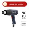 220 В Мощный пистолет горячего воздуха: Европейский/Британский Стандарт, Идеально для Промышленной Термоусадки и Электронного Ремонта