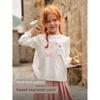 David Bella Girls' Long-Sleeved T-Shirt Kidsren's Pure Cotton Bottoming Shirt for Girls 2026 Spring New Style Girls' Tops Kidsren's Clothing