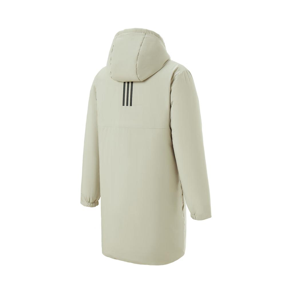 Adidas Windproof Warm Fashion Hooded Down Jacket Unisex Jacket Light-Green JL9617