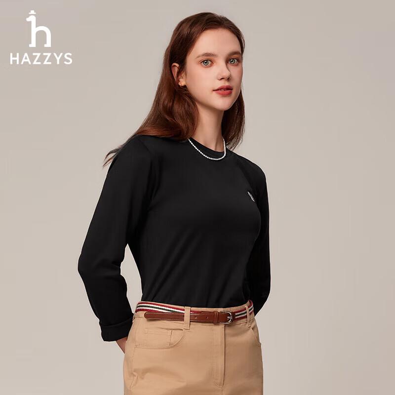 Женская футболка с длинным рукавом HAZZYS ABTSE0BCX06