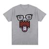 Funny Meme Domo Kun T-shirt Men's and Women's Casual T-shirt Retro Short Sleeved Print Cotton Oversized T Shirt Top Street Wear