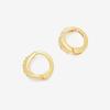 ESTELLE [Official] Women's Silver Earrings with Yellow Gold Plated Cubic Zirconia (Product Code: 0776-0070-0000-0000)