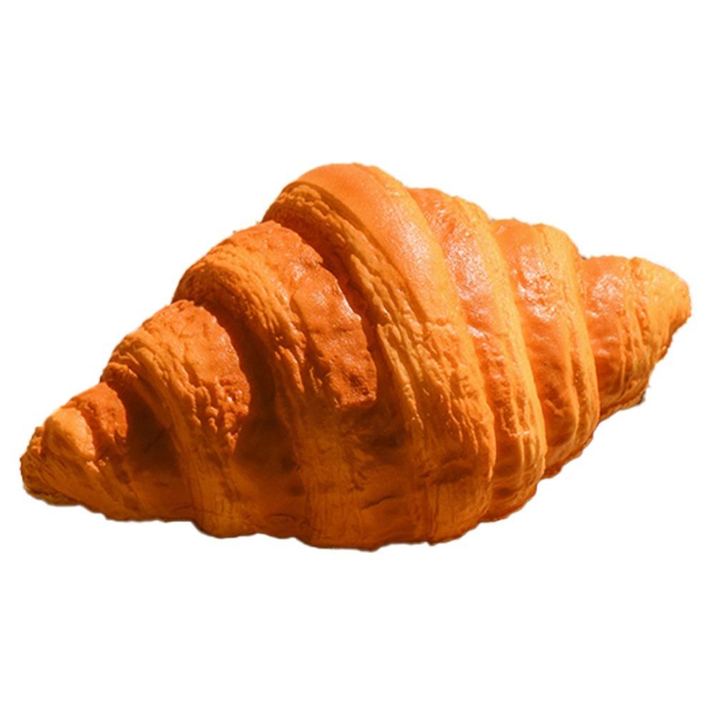 PU Fake Soda Bread Convenient Artificial Bread Simulation Croissant Bread Table Decor