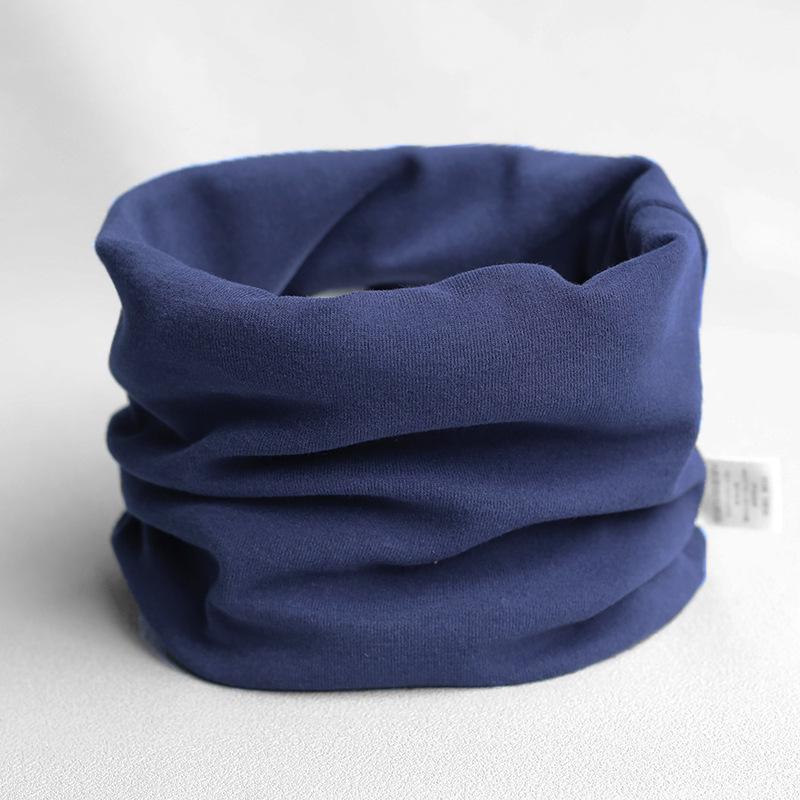 Class A Pure Cotton Baby Snood: Kids' Autumn/Winter Neck Warmer, Windproof Pullover Scarf for Boys & Girls.