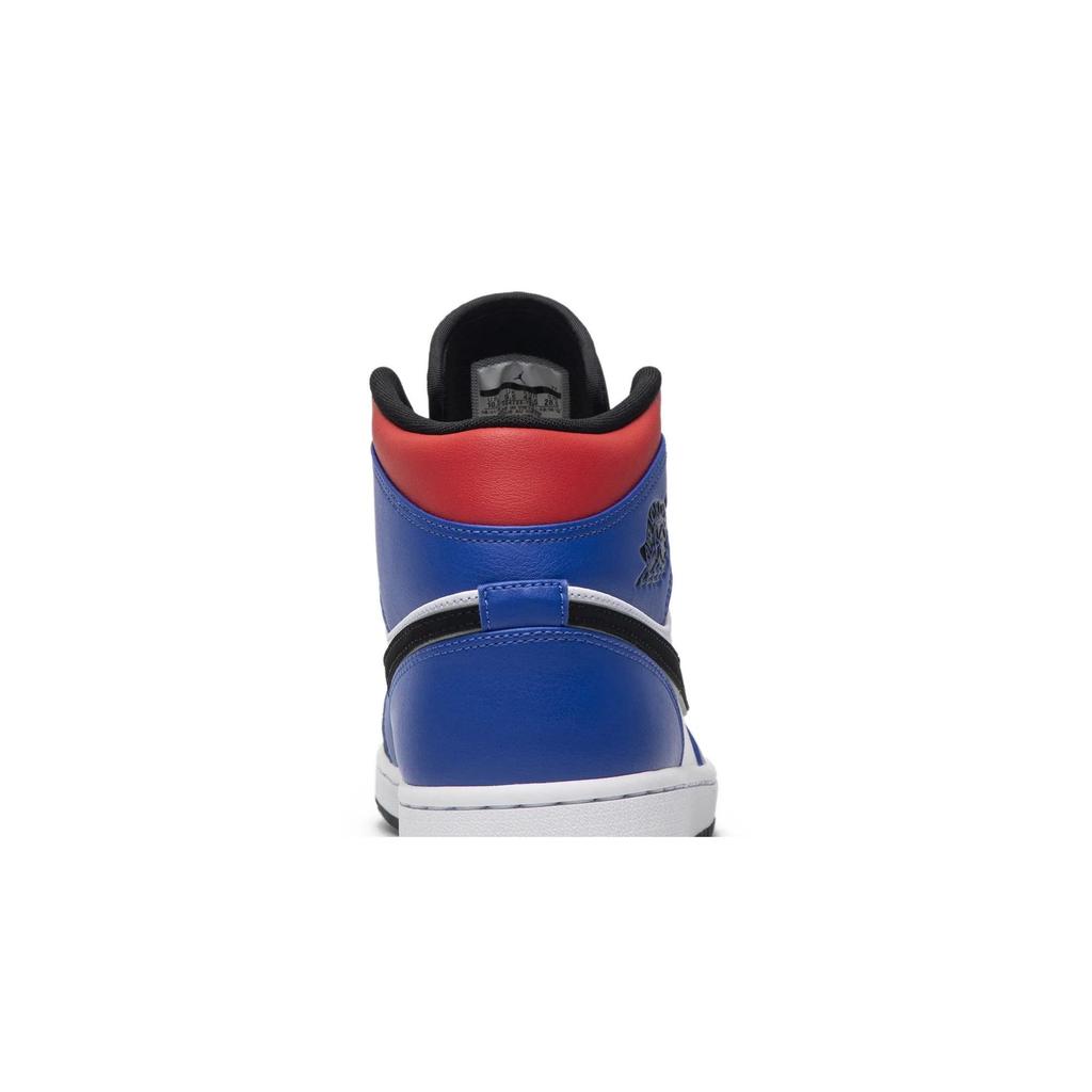 Air Jordan 1 Retro Mid 'Top 3' (Unisex) white / blac-hyper royal Vintage Basketball Shoes 554724 124