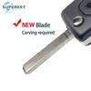 Для Peugeot 207 307 308 407 607 807 Для Citroen C2 C3 C4 C5 C6 Xsara Berlingo Складной Пульт ДУ Автомобильный Ключ Корпус Чехол Обложка Hu83 Va2