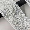 6Cm Exquisite White Bead Strand Embroidery Barcode Clothing Window Decoration Home Cuffs Neckline Accessories Lace Accessories