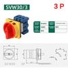 SVW30 3P 4P 690V 25/32/40/63/80/100A Переключатель с переключением полюсов с возможностью блокировки на замок Селектор отключения с панелью ВКЛ-ВЫКЛ Управление питанием Замена LW30