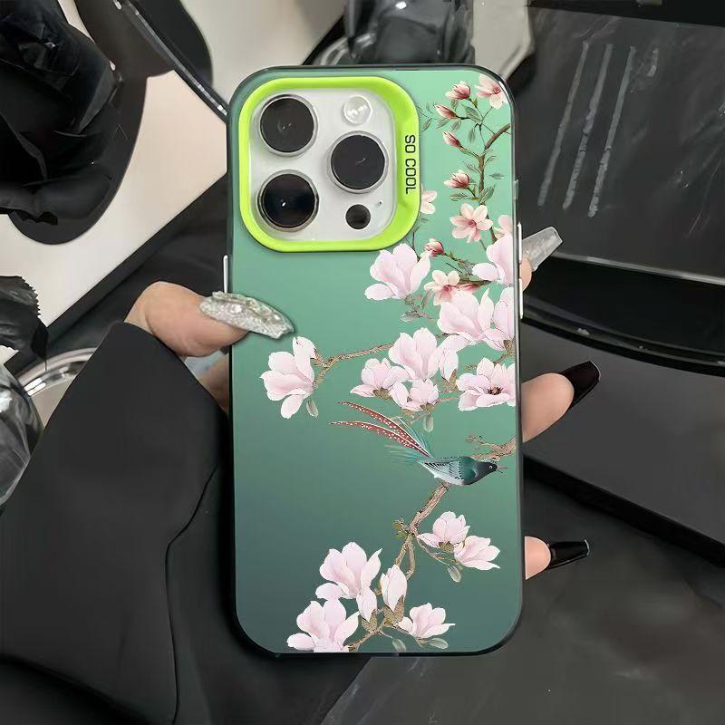 New Chinese Style Suitable for IPhone16 Mobile Phone Case Apple 15promax 14plusS Anti Fall 13pro12 11