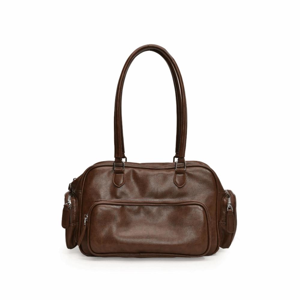 Tote Storage PU Handbag Shoulder Pouch Messenger Bag Fashion PU Leather Shoulder Bag  Women